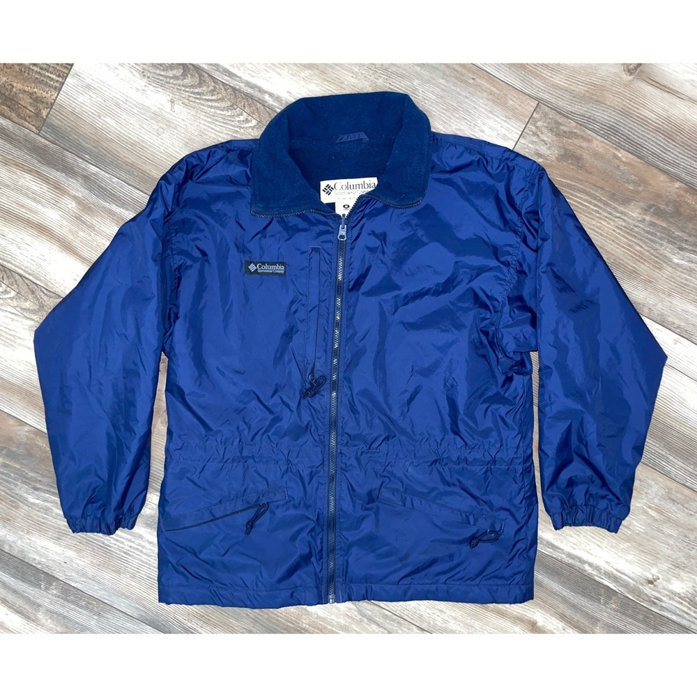 Vintage 90s Columbia Coat Navy BlueInsulated Jacket Women's Size‎ L